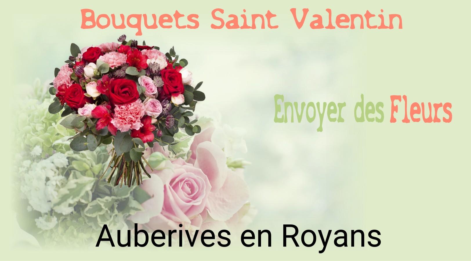 Roses de Saint-Valentin livrées à Auberives-en-Royans